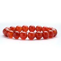 Red Agate Bracelets, fashion jewelry & Unisex & radiation protection, 8mm,10mm Approx 7.48 Inch 
