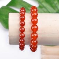 Red Agate Bracelets, fashion jewelry & Unisex & anti-fatigue 8mm,10mm Approx 7.48 Inch 