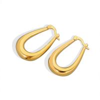 Brass Drop Earring, plated, fashion jewelry & for woman & hollow 