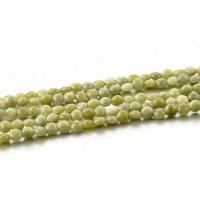 Природный камень Бусины, полированный, DIY, зеленый, 6mm, длина:38 см, продается Strand