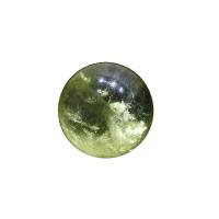 perles de citrine décoration, Rond, poli, Jaune, 20mm, Vendu par PC