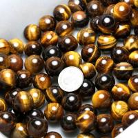 Tiger Eye Decoration, Round, polished, mixed colors 