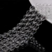 Perles de verre translucide, poli, DIY & facettes, transparent, 10mm Environ 38 cm Vendu par brin