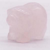 розовый кварц Декоративные украшения, Свинья, резной, розовый, 38mm, продается PC