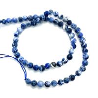 Perles en sodalite, Rond, DIY & facettes, bleu, 6mm Environ 14.96 pouce, Vendu par brin