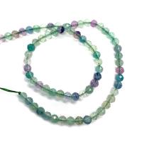 Fluorit Perlen, rund, DIY & facettierte, gemischte Farben, 6mm, Länge:ca. 14.96 ZollInch, verkauft von Strang
