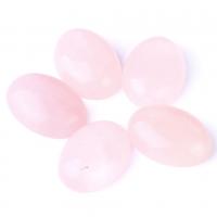 розовый кварц кабошон, Овальная форма, полированный, DIY & разный размер для выбора, продается PC