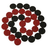 Synthetic Cinnabar Beads, Flat Round, carved Approx 16.5 Inch 