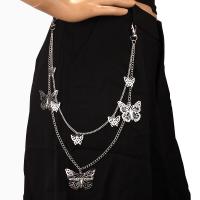 Zinc Alloy Waist Chain, platinum color plated, fashion jewelry & Unisex Approx 40 cm, Approx 45 cm 