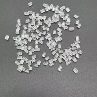 Kunststoff Stud Ohrring, weiß, 2.53x3.64mm, 10000PCs/Tasche, verkauft von Tasche