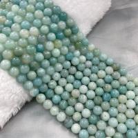 Amazonit Perlen, DIY, blau, Länge:ca. 38 cm, verkauft von Strang