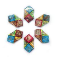 Impression Jasper Pendants, Hexagon, DIY, mixed colors 