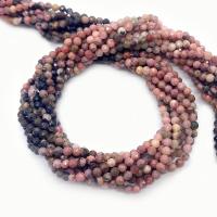 Rhodonit Perlen, rund, DIY & verschiedene Größen vorhanden & facettierte, gemischte Farben, Länge:ca. 14.96 ZollInch, verkauft von Strang