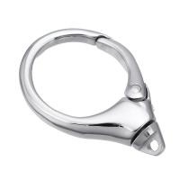 Stainless Steel Key Clasp, 304 Stainless Steel, machine polished, DIY & Unisex, original color Approx 2mm 