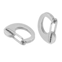 304 Stainless Steel Snap Hook Clasp, machine polished, DIY & Unisex, original color 