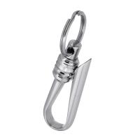 Stainless Steel Key Clasp, 304 Stainless Steel, machine polished, DIY & Unisex, original color Approx 16mm 