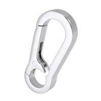 Stainless Steel Key Clasp, 304 Stainless Steel, machine polished, DIY & Unisex, original color Approx 9.5*9.5mm 