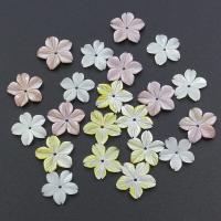 Natural Freshwater Shell Beads, Flower Approx 0.5mm 