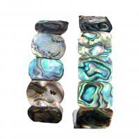 Bracelets de coquille d'ormeau, unisexe, couleurs mélangées Environ 21 cm, Vendu par PC