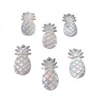 White Shell Pendant, Pineapple, white, 5-30mm 