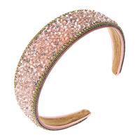 Hair Bands, Cloth, with Crystal, for woman & with rhinestone 