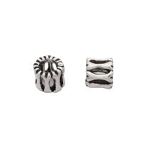 Sterling Silver Spacer Beads, 925 Sterling Silver, Dog Bone, vintage & DIY & hollow Approx 3.5mm 
