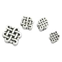 Sterling Silver Spacer Beads, 925 Sterling Silver, Chinese Knot, vintage & DIY Approx 2.5mm 