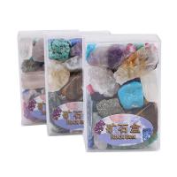 Полудрагоценный камень Минералы Specimen, с Акрил, Нерегулярные, разноцветный продается Box