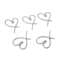 Stainless Steel Heart Pendants, 304 Stainless Steel, polished, fashion jewelry & DIY & Unisex, original color 