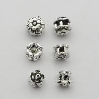 Perles intercalaires en argent , Argent sterling 925, fleur, Vintage & DIY & normes différentes pour le choix & creux, Vendu par PC
