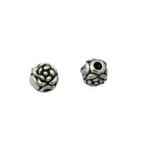 Sterling Silver Spacer Beads, 925 Sterling Silver, Rose, vintage & DIY Approx 1.5mm 