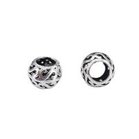 Sterling Silver Spacer Beads, 925 Sterling Silver, Round, vintage & DIY & hollow Approx 4mm 