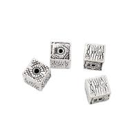 Sterling Silver Spacer Beads, 925 Sterling Silver, Square, vintage & DIY Approx 1.8mm 