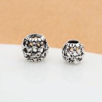 Sterling Silber Hohlkugeln Perlen, 925er Sterling Silber, Vintage & DIY & verschiedene Größen vorhanden, verkauft von PC