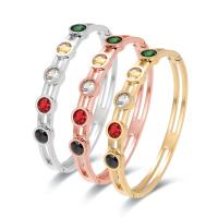 Acier titane bracelet ordinaire, bijoux de mode & pour femme & creux, plus de couleurs à choisir cm, Vendu par PC