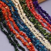 Dyed Shell Beads, Freshwater Shell, irregular, DIY, 5-8mm Approx 40 cm 