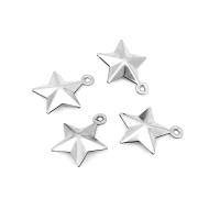Stainless Steel Star Pendant, 304 Stainless Steel, polished, fashion jewelry & DIY & Unisex, original color Approx 1mm 