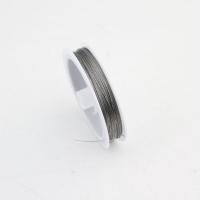 Stahldraht, mit Kunststoffspule & Nylon beschichtet Gummi-Seil, 7 Garn, 0.24-0.3mm, Länge:40 m, verkauft von PC