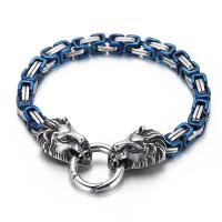 Stainless Steel Chain Bracelets, 304 Stainless Steel, 304 stainless steel one piece buckle, Unisex 6mm cm 