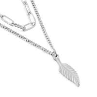 Titanium Steel Jewelry Necklace, titanium steel lobster clasp, for woman cm 
