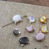 Perles en coquille naturel, chat, gravé, DIY, plus de couleurs à choisir Vendu par sac