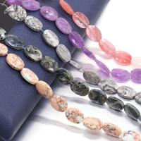 Mixed Gemstone Beads, Natural Stone, Oval, DIY & faceted Approx 38 cm 