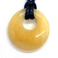 Gemstone Jewelry Pendant, Donut, DIY 27mm 