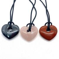 Joyas de piedras preciosas colgante, Corazón, Bricolaje & diferentes materiales para la opción, más colores para la opción, 30x35mm, Vendido por UD