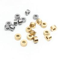 304 Stainless Steel Positioning Bead, Vacuum Ion Plating, polished & DIY & Unisex 6mm Approx 2.5mm 