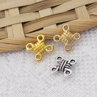 Zinc Alloy Charm Connector, Chinese Knot, plated 