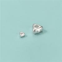 Sterling Silver Spacer Beads, 925 Sterling Silver, Triangle, DIY silver color 