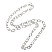 Cadena del collar de acero inoxidable, 304 cadenas de acero inoxidable, color original, longitud:aproximado 20 Inch, Vendido por UD