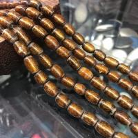 Natürliche Korallen Perlen, Koralle, DIY, goldfarben, 5-6x9mm, Länge:ca. 38 cm, verkauft von Strang