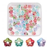 Wunder-Glasperlen, Glas, Modeschmuck & DIY, gemischte Farben, 74x72x17mm, 80PCs/Box, verkauft von Box
